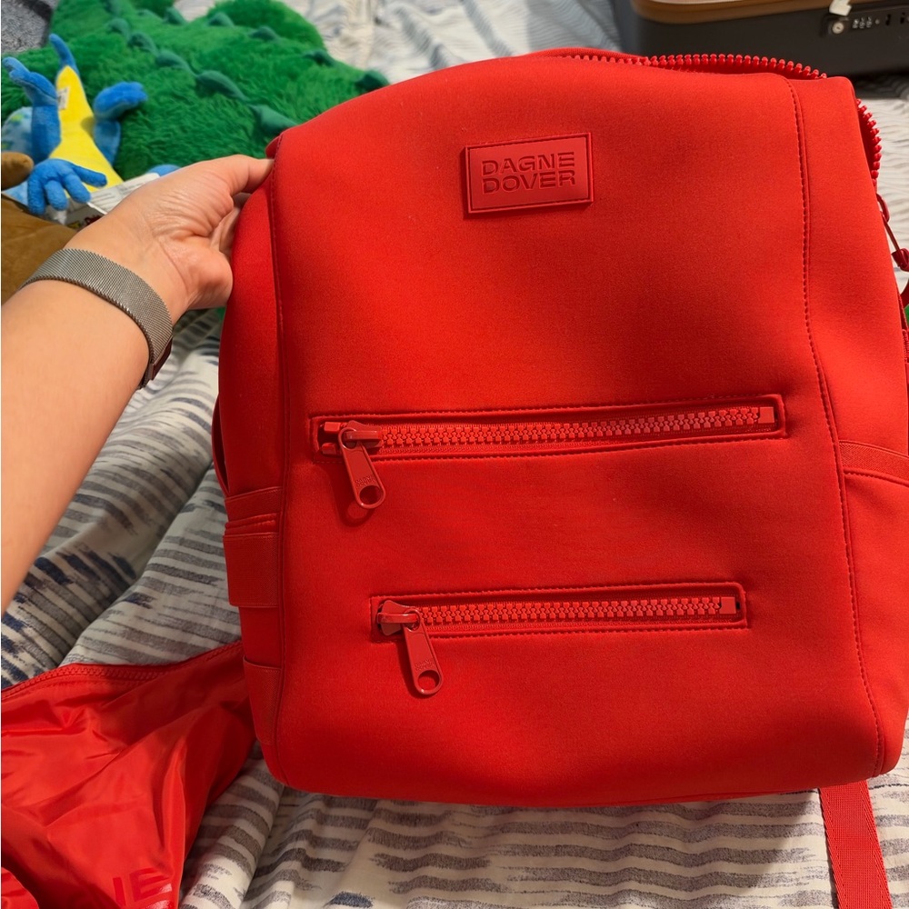 Dagne Dover Red indi large diaper backpack